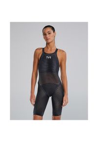 Strój pływacki damski TYR FUSION2 AERBK SHTJON. Kolor: czarny #1