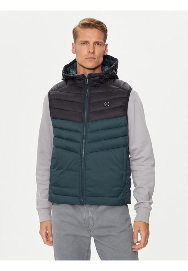 Jack & Jones - Jack&Jones Kamizelka Sprint 12258452 Zielony Regular Fit. Kolor: zielony. Materiał: syntetyk