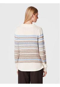Olsen Sweter Henny 11003810 Beżowy Regular Fit. Kolor: beżowy. Materiał: bawełna #4
