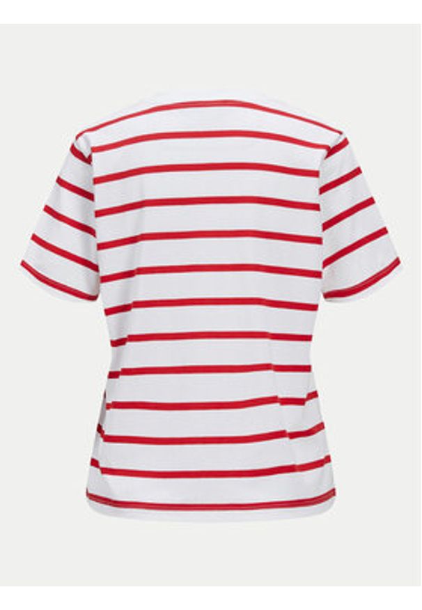 JJXX T-Shirt Annie 12257577 Biały Regular Fit. Kolor: biały. Materiał: bawełna
