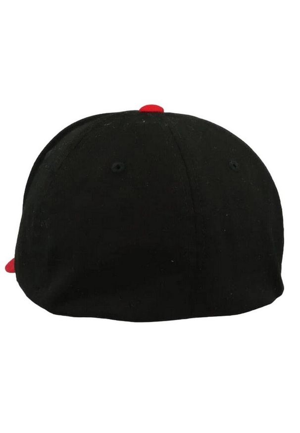 FLEXFIT - Dwukolorowa Czapka Z Daszkiem Wooly Combed. Kolor: czerwony, wielokolorowy, czarny