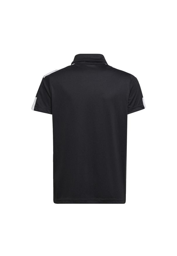 Koszulka polo piłkarska dla dzieci Adidas Squadra 21. Typ kołnierza: polo. Kolor: biały, czarny, wielokolorowy