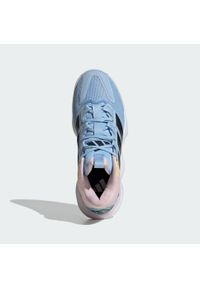 Adidas - Buty halowe Court Stabil Indoor. Kolor: pomarańczowy, niebieski, wielokolorowy