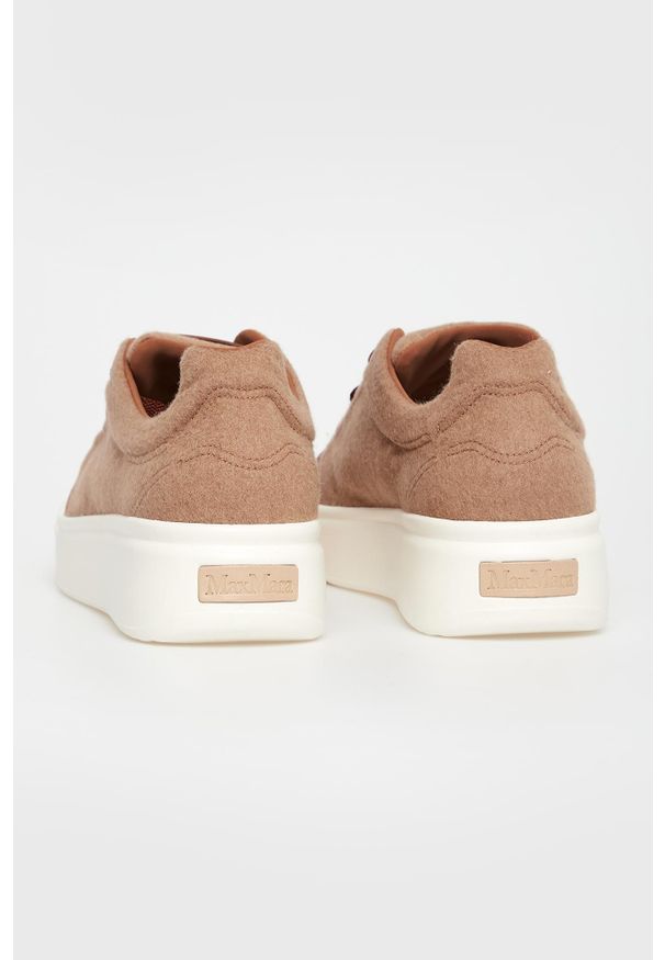 Max Mara Accessori - Sneakersy damskie z hydrofobowego kaszmiru Maxiws MAX MARA ACCESSORI. Materiał: kaszmir