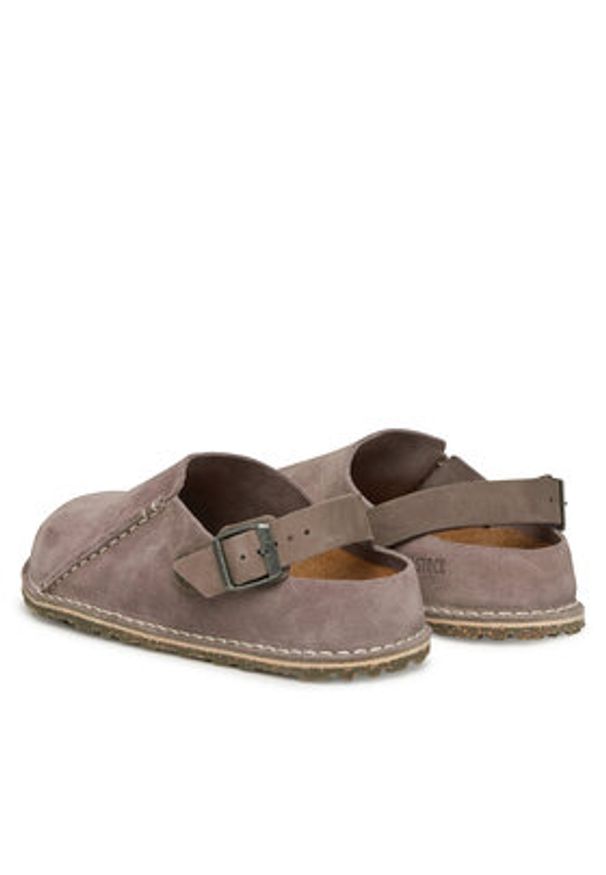 Birkenstock Klapki Lutry Premium 1028043 Różowy. Kolor: różowy. Materiał: zamsz, skóra
