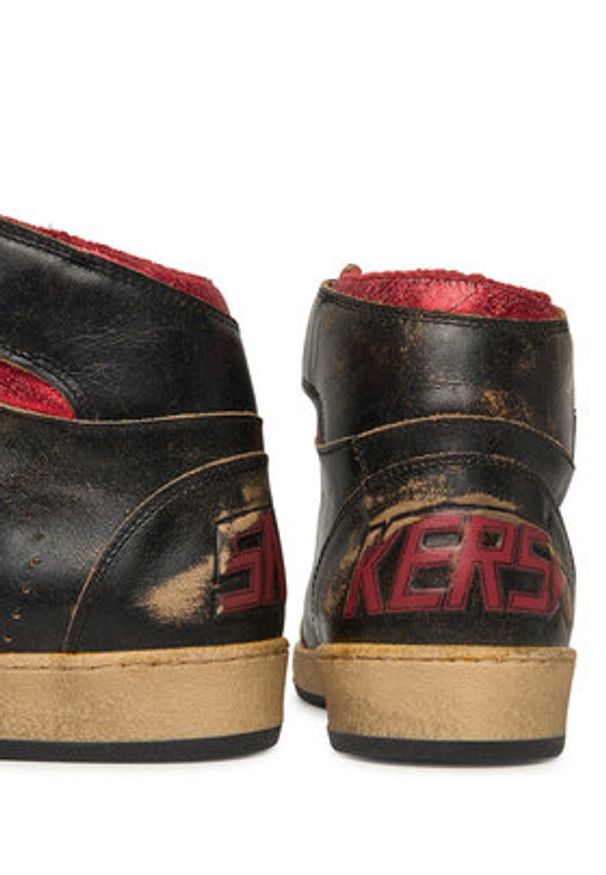 GOLDEN GOOSE - Golden Goose Sneakersy Sky Star GMF00230.F003285.90235 Brązowy. Kolor: brązowy. Materiał: skóra