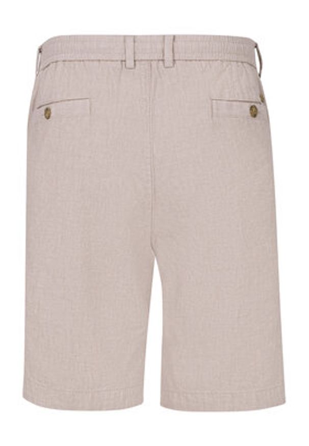 Bugatti Szorty materiałowe 1949-76419C D Écru Regular Fit. Kolor: kremowy. Materiał: bawełna