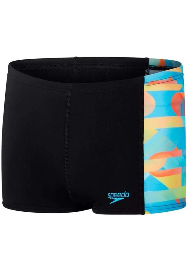 Kąpielówki chłopięce spodenki kąpielowe Speedo Digital Allover. Kolor: czarny