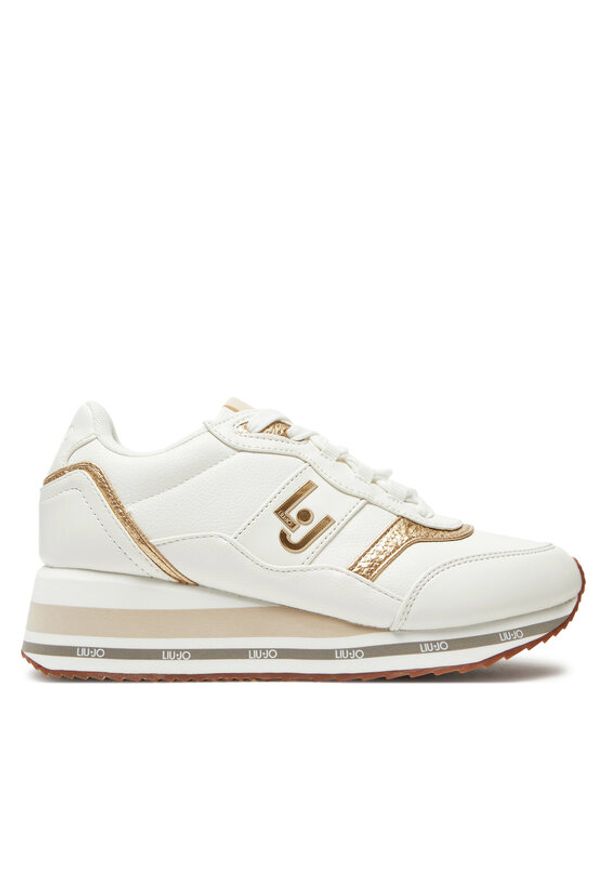 Liu Jo Sneakersy Olivia 822 4F4727 EX269 Biały. Kolor: biały. Materiał: skóra