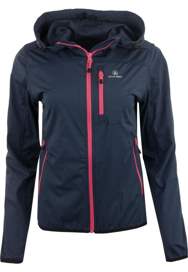 ZONE PERFECT - Ladies Softshell Kurtka Valeria Navy L - Windproof & Oddychający. Kolor: wielokolorowy. Materiał: poliester
