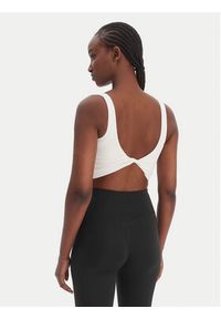 Adidas - adidas Top Power Light Support JZ6028 Biały Slim Fit. Kolor: biały. Materiał: syntetyk #5