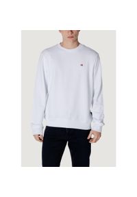 Napapijri - Bluza Mężczyzna NAPAPIJRI BALIS CREW SUM 2. Typ kołnierza: bez kaptura. Kolor: biały. Materiał: bawełna #1