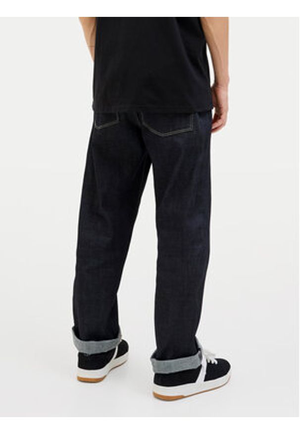 Jack & Jones T-Shirt Soho 12278787 Czarny Relaxed Fit. Kolor: czarny. Materiał: bawełna