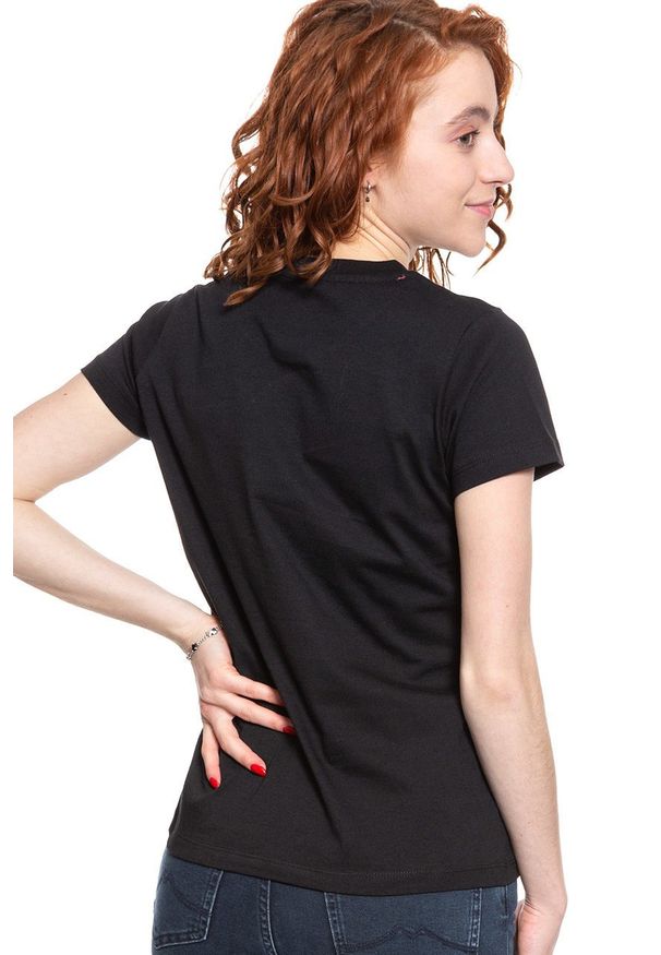 Lee - LEE T SHIRT DAMSKI SEASONAL LOGO TEE BLACK L42YRE01 112109518