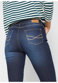 bonprix - Dżinsy Mid Waist ze stretchem, Skinny. Kolor: niebieski #3