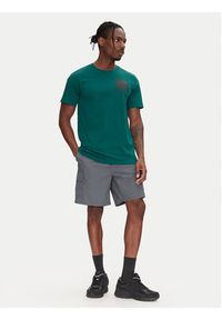 The North Face T-Shirt SS Fine NF0A8A6M Zielony Regular Fit. Kolor: zielony. Materiał: bawełna, syntetyk #4