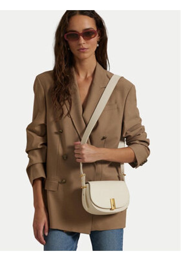 Polo Ralph Lauren Torebka 428932626002 Écru. Materiał: skórzane