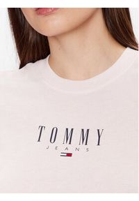 Tommy Jeans T-Shirt Essential Logo DW0DW15749 Różowy Regular Fit. Kolor: różowy. Materiał: bawełna, syntetyk #5
