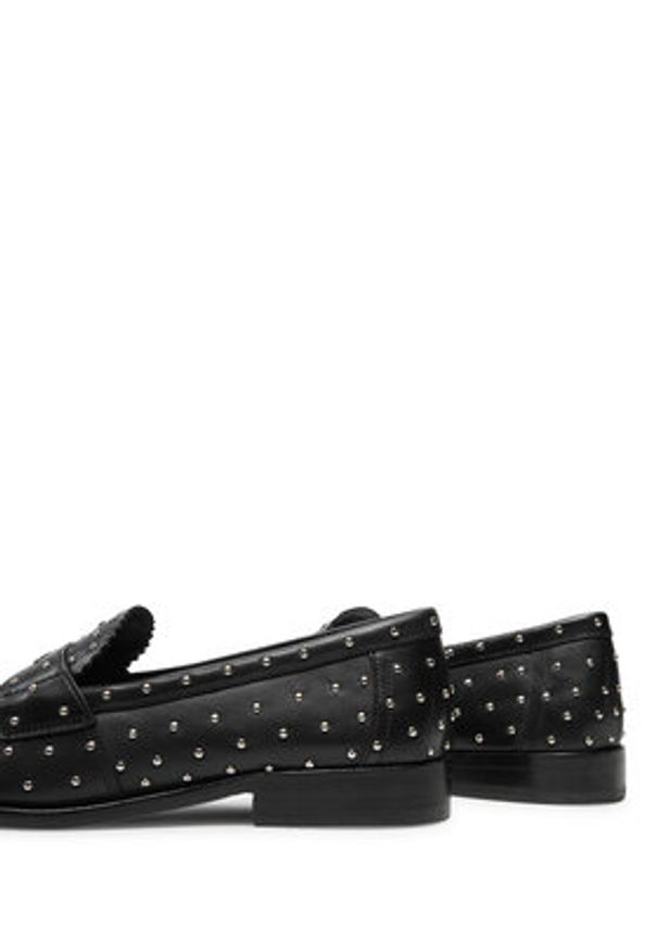 Tory Burch Lordsy Studded Classic Loafer 159881 Czarny. Kolor: czarny. Materiał: skóra