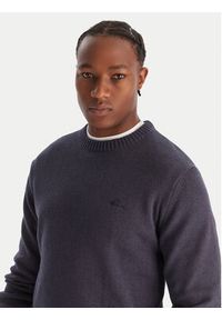 Quiksilver Sweter Salt Water EQYSW03326 Granatowy Regular Fit. Kolor: niebieski. Materiał: bawełna #4