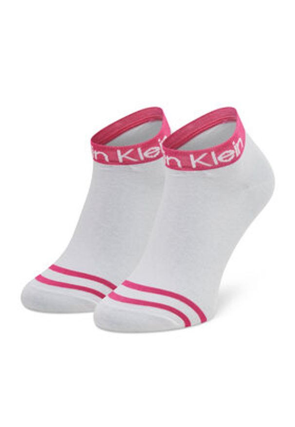 Calvin Klein Zestaw 2 par niskich skarpet damskich 701218775 Różowy. Kolor: różowy. Materiał: materiał