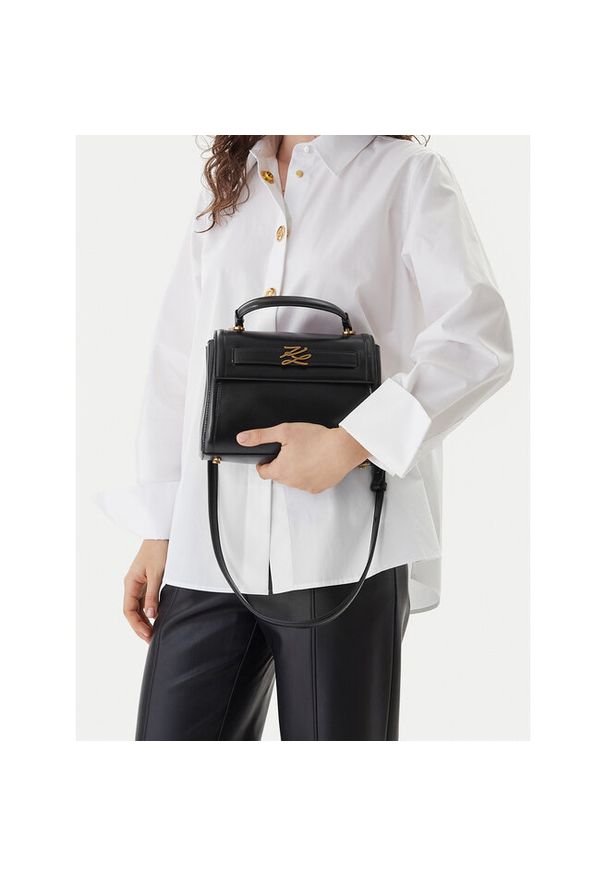 Karl Lagerfeld - Torebka KARL LAGERFELD. Kolor: czarny