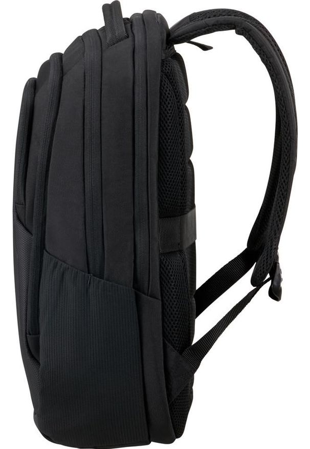 Plecak Samsonite 155197 1041 17.3'' Guardit 3.0 czarny. Kolor: czarny. Materiał: tkanina, materiał. Styl: biznesowy, casual, klasyczny