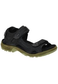 ecco - Buty do chodzenia męskie Ecco 06956460886. Zapięcie: rzepy. Kolor: czarny. Materiał: materiał, syntetyk