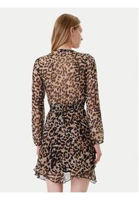Morgan Sukienka codzienna 252-RLION Brązowy Regular Fit. Okazja: na co dzień. Kolor: brązowy. Materiał: syntetyk. Typ sukienki: proste. Styl: casual #3