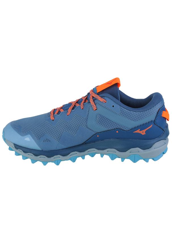 Buty do biegania męskie Mizuno Wave Mujin 9. Kolor: niebieski. Model: Mizuno Wave