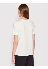 Pieces T-Shirt Velune 17124346 Biały Relaxed Fit. Kolor: biały. Materiał: bawełna