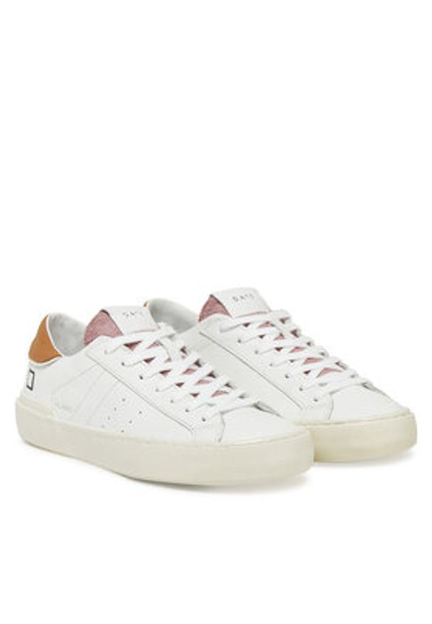 D.A.T.E. Sneakersy Hill Low W421-HL-MX Biały. Kolor: biały. Materiał: skóra