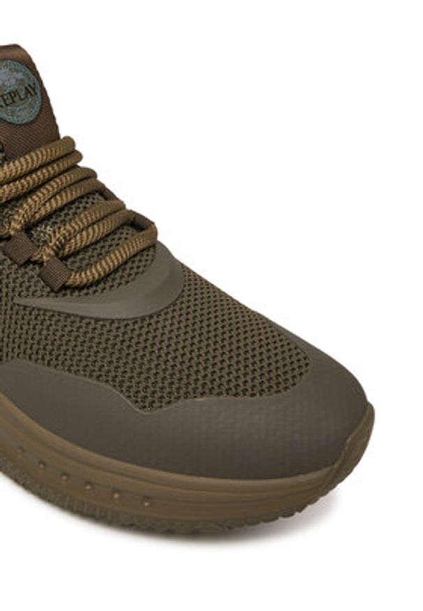 Replay - REPLAY Sneakersy GMSE8 .000.C0001T Khaki. Kolor: brązowy. Materiał: materiał