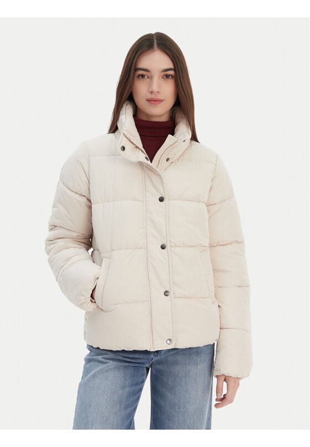 only - ONLY Kurtka zimowa New Cool 15295424 Beżowy Regular Fit. Kolor: beżowy. Materiał: syntetyk. Sezon: zima