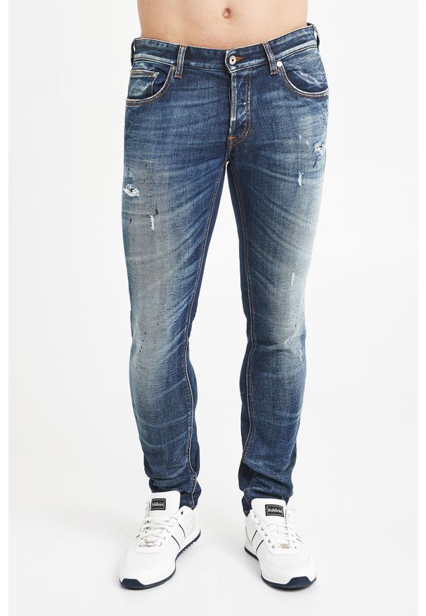 Just Cavalli - JEANSY JUST CAVALLI. Materiał: jeans. Wzór: aplikacja