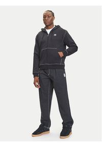 Adidas - adidas Bluza Essentials Trefoil JW0969 Czarny Regular Fit. Kolor: czarny. Materiał: bawełna #5