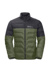 Kurtka puchowa Jack Wolfskin Dna Tundra Down M. Kolor: zielony. Materiał: puch