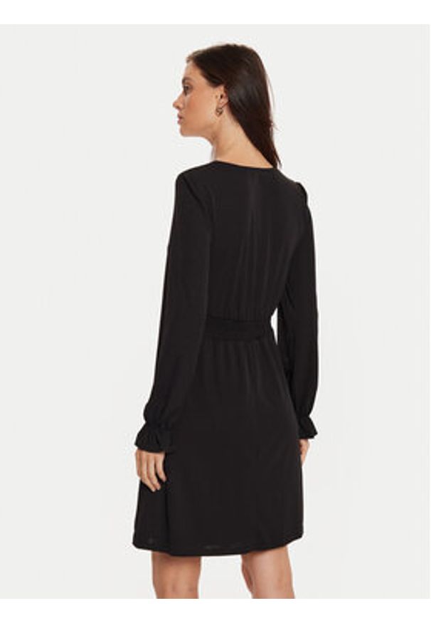 Morgan Sukienka koktajlowa 242-RSASHA Czarny Regular Fit. Kolor: czarny. Materiał: syntetyk. Styl: wizytowy