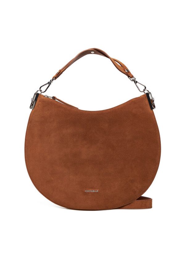 Coccinelle Torebka QKG Coccinellesunup Suede E1 QKG 13 01 01 Brązowy. Kolor: brązowy. Materiał: zamszowe, skórzane