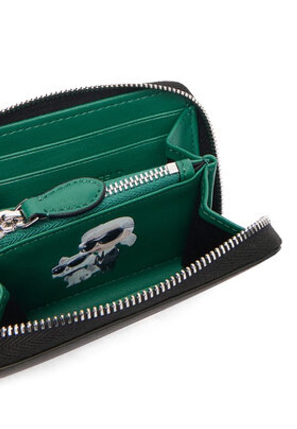 Karl Lagerfeld - KARL LAGERFELD Portfel B1W32005 Czarny. Kolor: czarny. Materiał: materiał