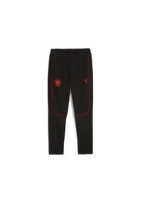 Puma - Męskie spodnie Casuals FC St. Pauli PUMA Black Red. Kolor: czerwony, wielokolorowy, czarny