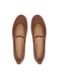 Lauren Ralph Lauren - LAUREN RALPH LAUREN Baleriny 802977874002 Brązowy. Kolor: brązowy. Materiał: skóra #4