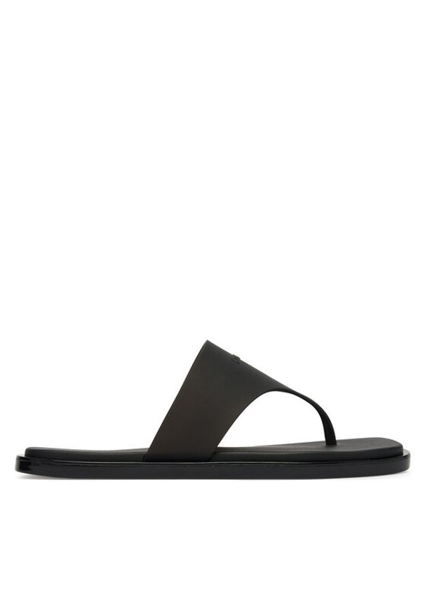 Calvin Klein Japonki Jelly Sandal Thong Mat Tran Tpu HW0HW02964 Czarny. Kolor: czarny. Materiał: syntetyk