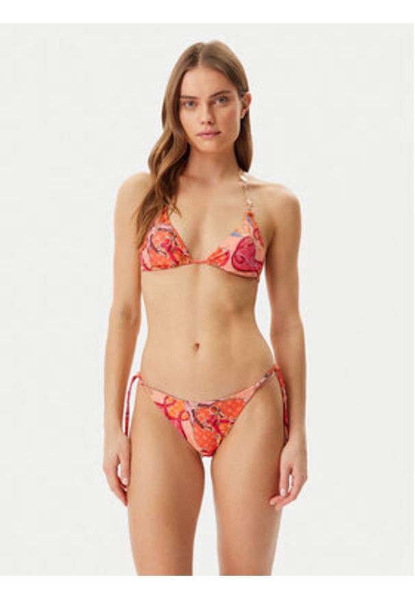 Guess Góra od bikini E5GJ19 KCR12 Pomarańczowy. Kolor: pomarańczowy. Materiał: syntetyk