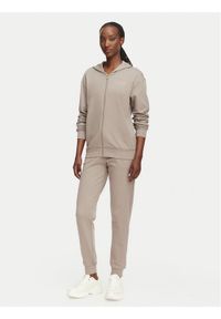 EA7 Emporio Armani Dres 7W001369 AF12473 U6100 Beżowy Regular Fit. Kolor: beżowy. Materiał: bawełna #1