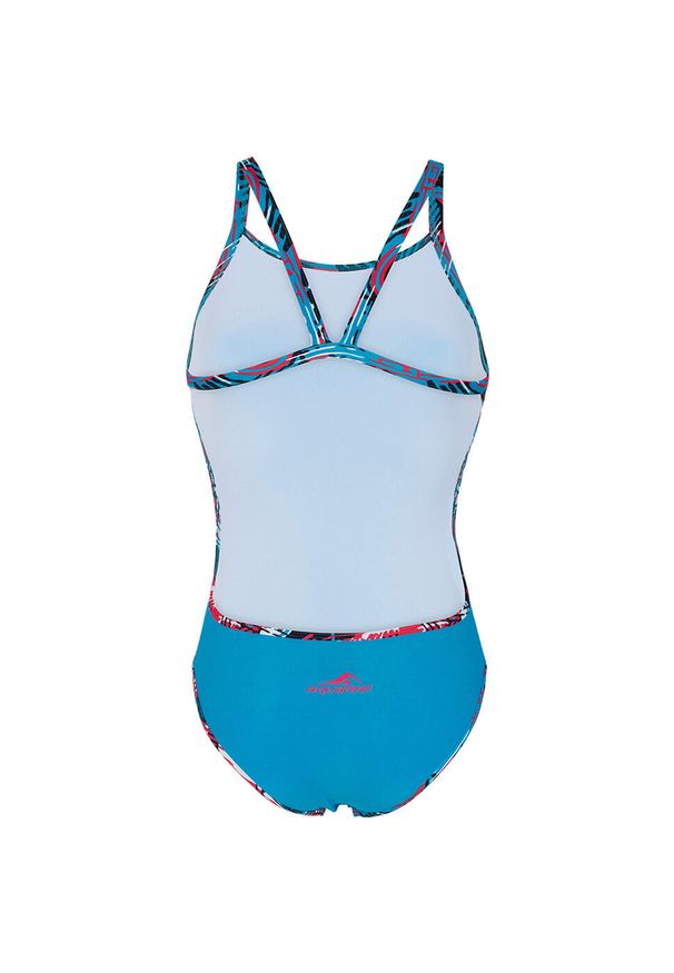 AQUAFEEL - Damski strój kąpielowy Aquafeel V-Back. Kolor: niebieski