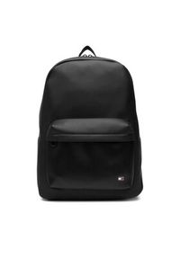TOMMY HILFIGER - Tommy Hilfiger Plecak Th Flag Backpack AM0AM13984 Czarny. Kolor: czarny. Materiał: skóra #4