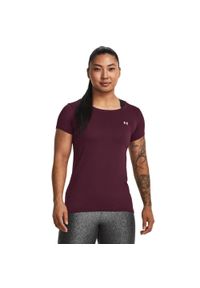 Koszulka damska Under Armour HG Armour SS. Kolor: czerwony. Sport: fitness