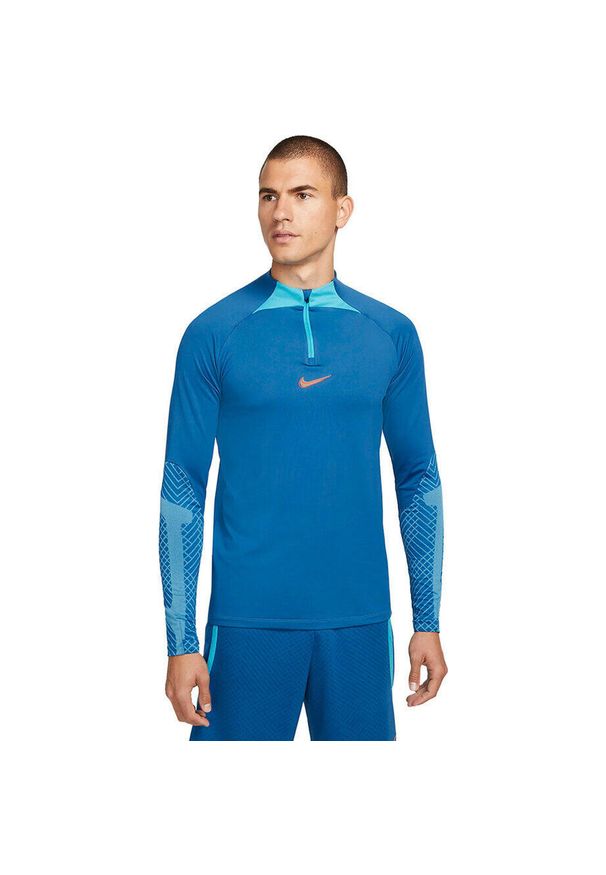 Bluza treningowa męska Nike Dri-FIT Strike Drill Top. Kolor: niebieski. Technologia: Dri-Fit (Nike)