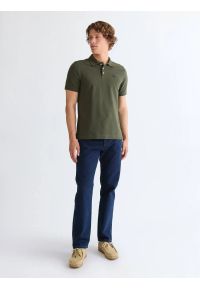 Wrangler - MESKA KOSZULKA WRANGLER POLO SHIRT DEEP DEPTHS 112378000. Typ kołnierza: polo #5